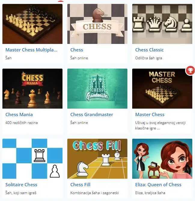 Review 1 - Šah igre