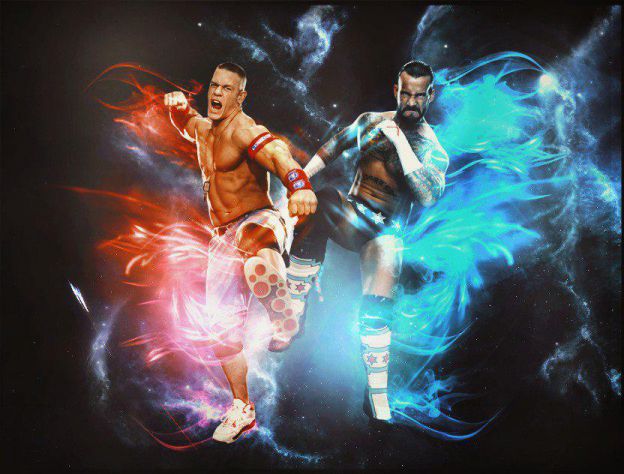 WWE John Cena and C.M. Punk