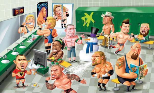 WWE Superstars - Cartoon
