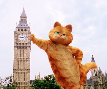 Garfield u Londonu =D