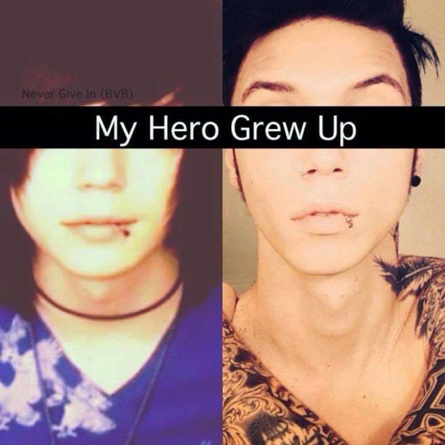 My hero grew up ♥.