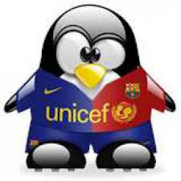 pingvin koji navija za BARCELONU!!!