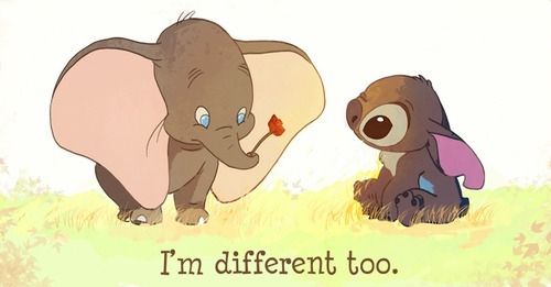 I'm different too.