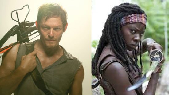 daryl and michonne :)