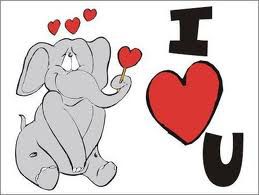 Slon kaže:I LOVE YOU♥