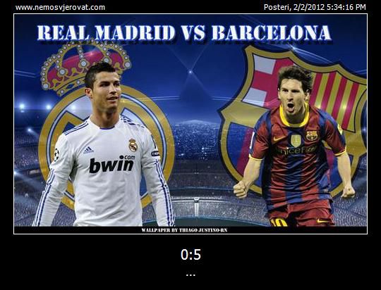Barcelona vs Real madrid