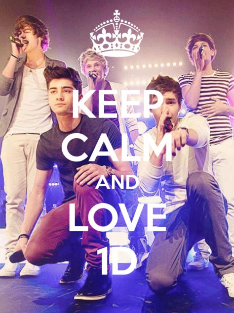 KEEP CALM AND LOVE ONE DIRECTION :D <3