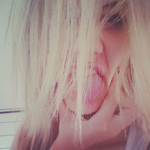 Blondes girls have more fun ;-)) #blonde #girl #fun #crazy #bitch