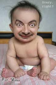 Mr Bean u mladosti kao beba
