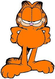 Garfield moji omiljeni lik iz stripova filmova!! :D CAR!!!