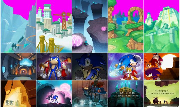 Sonic The Hedgehog: The Dark Brotherhood sprites