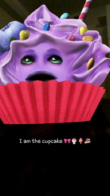 My cupcake face!