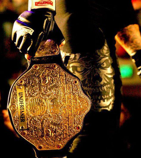 Best Title Picture Ever - Word Heavyweigt Title - Undertaker