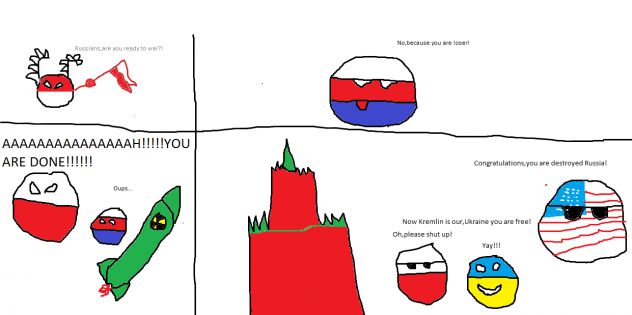 I was trying to make a countryball meme...