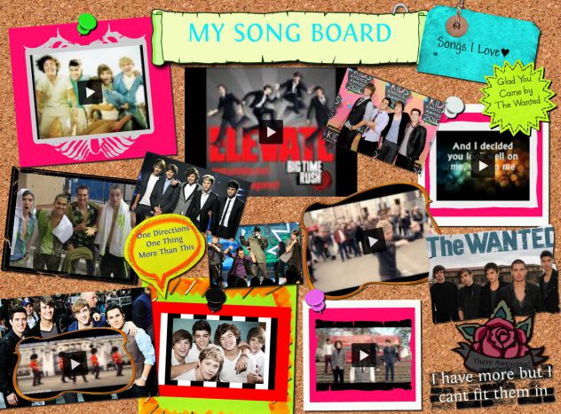1D song board