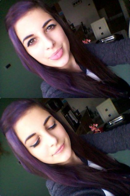 miss you purple hair :(