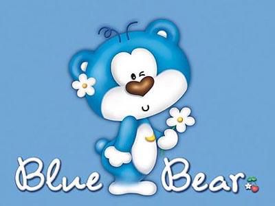 Blue bear! :)