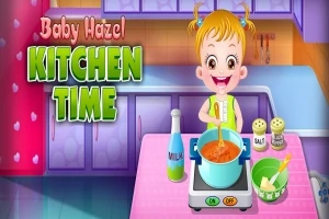 Baby Hazel: Kitchen Time