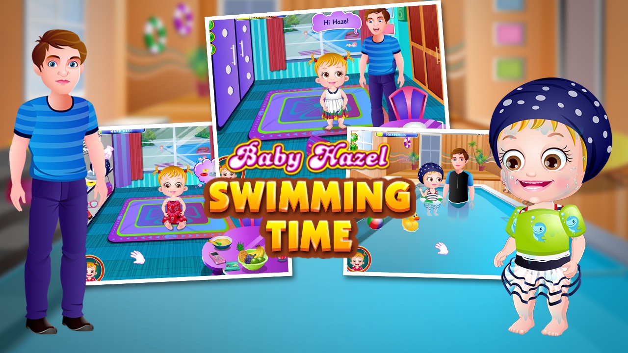 Baby Hazel: Swimming Time 🕹️ Igraj na Igre123