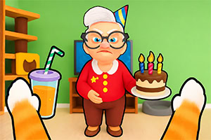 Izazovi kaos kao lukava narančasta mačka!
