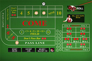 Baci kocke u 3D Craps!