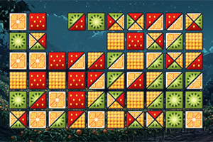 Uživaj u ukusnoj verziji Mahjong Connect s podijeljenim slasnim pločicama