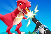 Dino Shooter Pro je uzbudljiva igra borbe s pištoljima