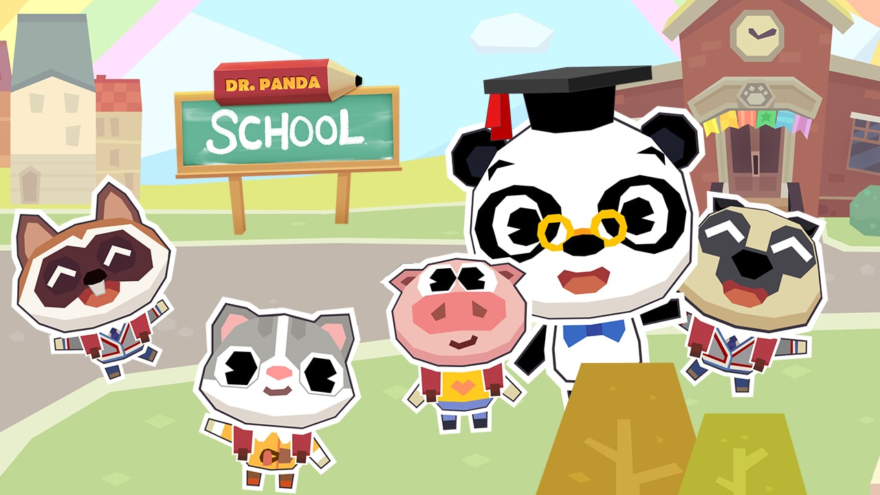 Dr. Panda School 🕹️ Igraj Dr. Panda School na Igre123