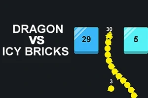 Dragon vs Icy Bricks