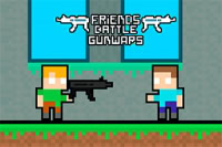Friends Battle Gunwars je zabavna platformerska igra za dva igrača