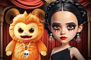Uđi u svijet gotičke mode s Gloomy Princess i njezinim preslatkim plišanim medvjedićem