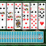 Golf Solitaire Online Očisti sve karte odabirom jedne veće ili manje!