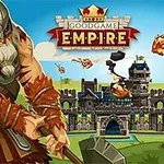 Ilustracija vikinškog ratnika i srednjovjekovnog dvorca pod napadom iz videoigre Goodgame Empire