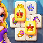 Uđi u čarobno Kraljevsko kraljevstvo u igri Kings & Queens Mahjong!
