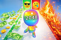 Trči, spajaj i narasti u golemog brojčanog junaka u igri Man Runner 2048