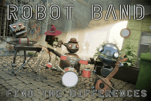 Robot Band: Spot the differences