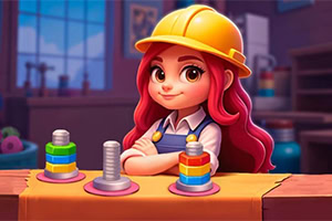 Sort Works: Nuts & Order Spremi se razvrstati sve različite matice u ovoj igri sparivanja!
