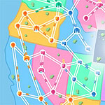 Gradi, povezuj i osvajaj u State Connectu, ultimativnoj puzzle igri upravljanja cestama!