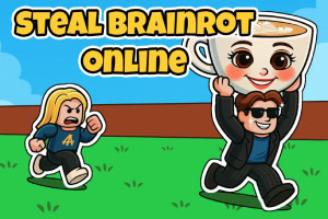 Steal Brainrot Online je kaotična i zarazna pljačkaška igra gdje je svaki potez rizik
