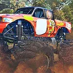 Kaskaderska igra s monster truckom